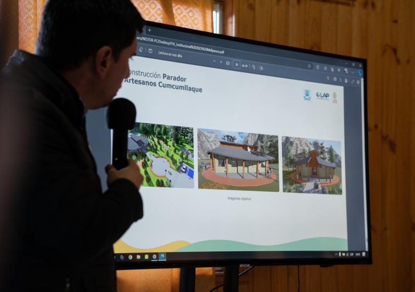 Presentan proyectos de infraestructura a autoridades y habitantes de Melipeuco