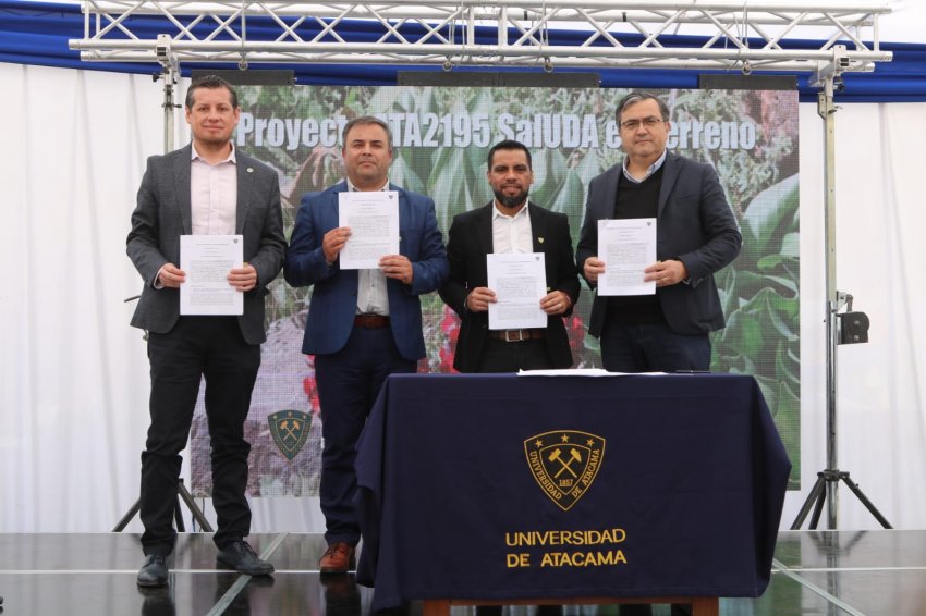 Universidad de Atacama, Guacolda Energía y Municipalidad de Huasco firman convenio que beneficiará la atención de salud en la comuna