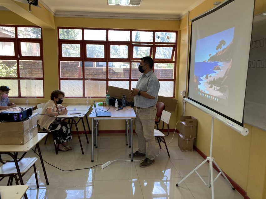 Imparten curso de alfabetización digital para líderes sociales de Litueche
